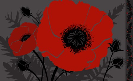 Beautes Rouges III by Art Licensing Studio art print