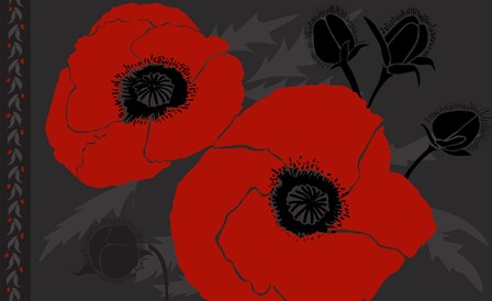 Beautes Rouges IV by Art Licensing Studio art print