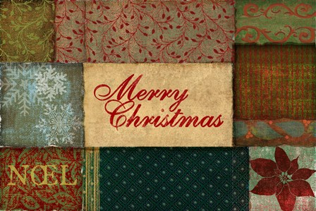 Christmas Patches by Art Licensing Studio art print