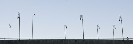 Lamp Row (Color) by Erin Clark art print