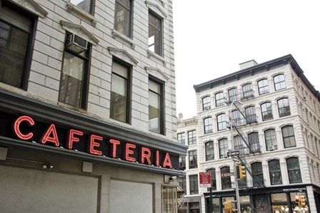 Cafeteria by Erin Clark art print