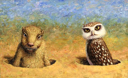 Neighbors by James W. Johnson art print