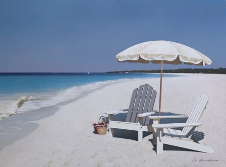 Seaside Picnic by Zhen-Huan Lu art print