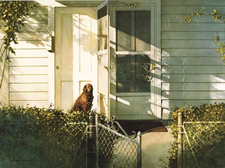 Patiently Waiting by Zhen-Huan Lu art print