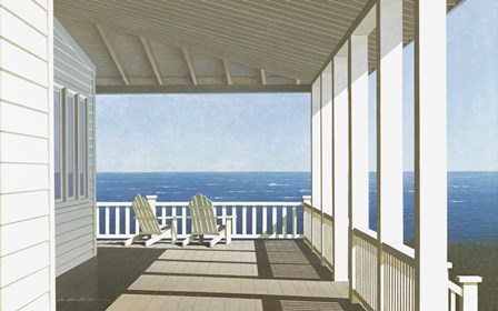 Two Chairs, Southampton by Zhen-Huan Lu art print