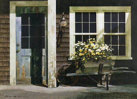 Weathered Post by Zhen-Huan Lu art print