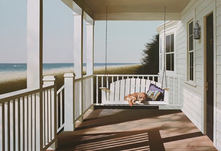 Swing Chair by Zhen-Huan Lu art print