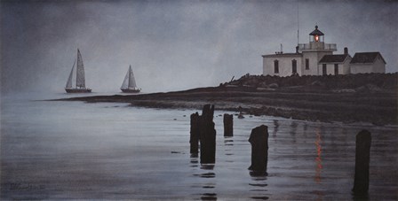 Late Return by David Knowlton art print