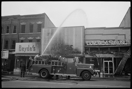 Aftermath of the April 1968 D.C. Riot by Print Collection art print