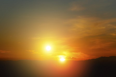 Alien Sunset by Print Collection art print