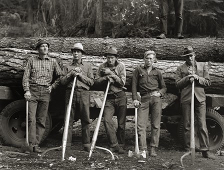 American Loggers, 1939 by Print Collection art print