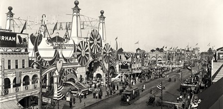 Luna Park Surf Avenue by Mindy Sommers art print