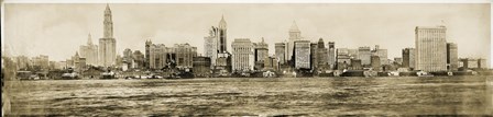 NYC Skyline 1911 by Mindy Sommers art print