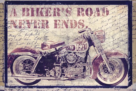 Road Legend by Mindy Sommers art print