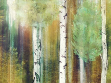 Morning Trees by Mindy Sommers art print