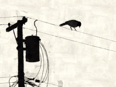 Telephone Bird by Mindy Sommers art print