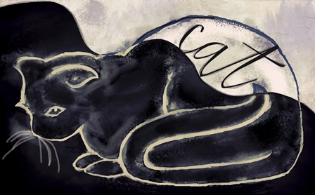 Cat by Mindy Sommers art print