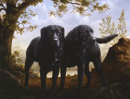 in the Woods by John Silver art print