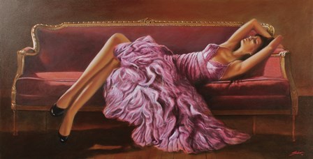 Exhausted by John Silver art print