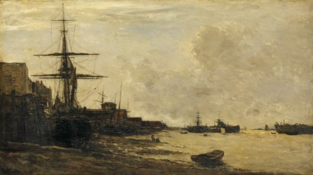 The Thames At Erith by Charles Francois Daubigny art print