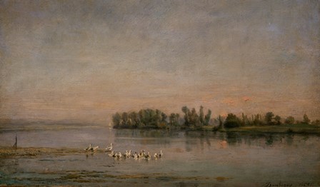 Morning by Charles Francois Daubigny art print