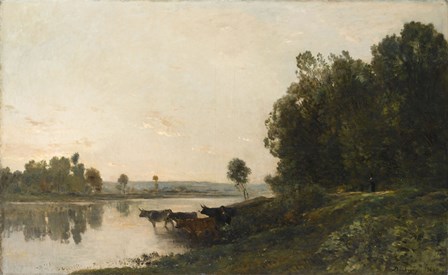 Sunrise by Charles Francois Daubigny art print