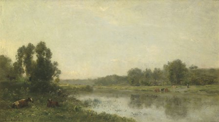 Morning, 1872 by Charles Francois Daubigny art print