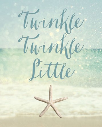 Twinkle Twinkle Little Star(fish) by Sparx Studio art print