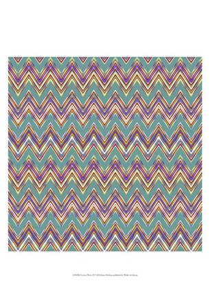 Chevron Waves II by Katia Hoffman art print