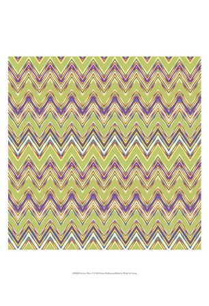 Chevron Waves V by Katia Hoffman art print