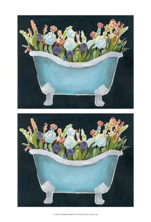 2-Up Bathtub Garden II by Grace Popp art print