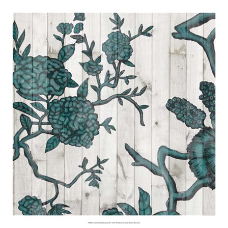 Terra Verde Chinoiserie II by Naomi McCavitt art print