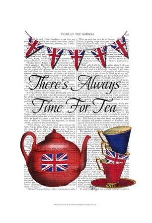 Time For Tea by Fab Funky art print