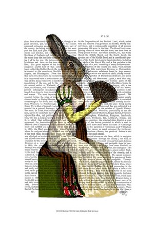 Miss Hare by Fab Funky art print