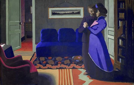 The Visit, 1899 by Felix Vallotton art print