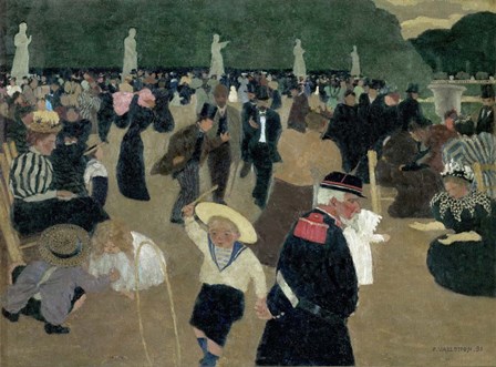 Jardin du Luxembourg, 1895 by Felix Vallotton art print