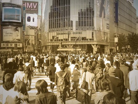 Tokyo Intersection by Naxart art print