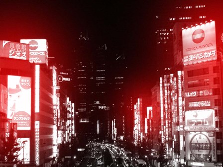 Tokyo Street by Naxart art print