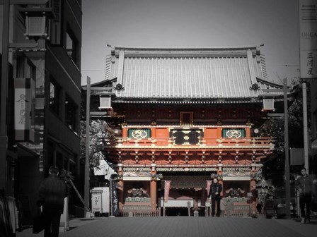 Shrine In Tokyo by Naxart art print