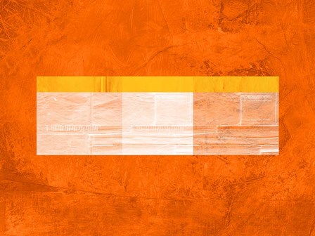 Orange Paper 3 by Naxart art print