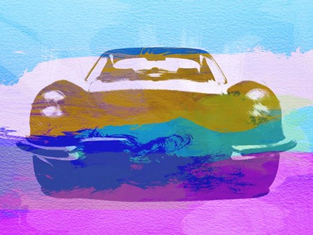 Jaguar E Type Front by Naxart art print