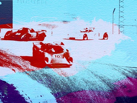 Le Mans Racing Laguna Seca by Naxart art print