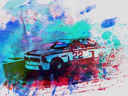 BMW 3.0 CSL by Naxart art print