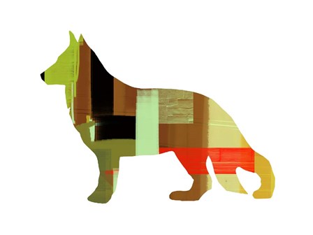 German Shepard 2 by Naxart art print