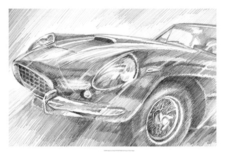 Sports Car Study II by Ethan Harper art print