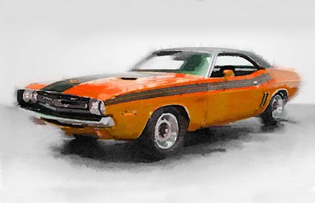 1968 Dodge Challenger by Naxart art print