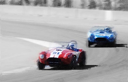 AC Cobra Racing Monterey by Naxart art print