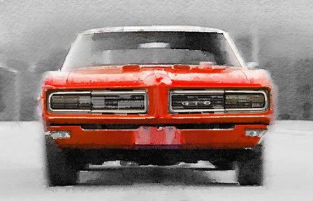 1968 Pontiac GTO Front by Naxart art print