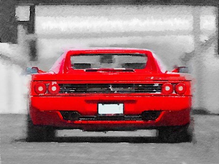 Ferrari F512 Rear by Naxart art print