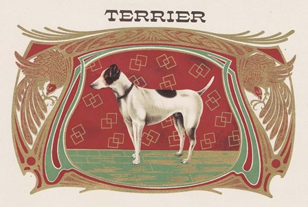 Terrier by Art of the Cigar art print